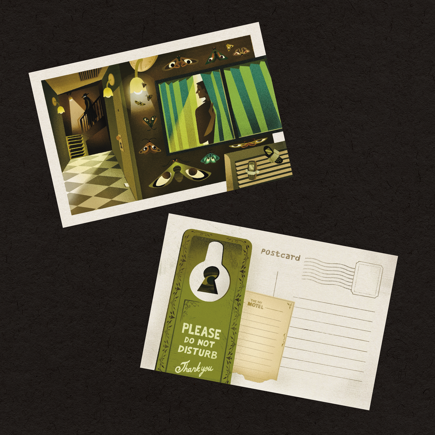 Murder Mystery Postcard Set