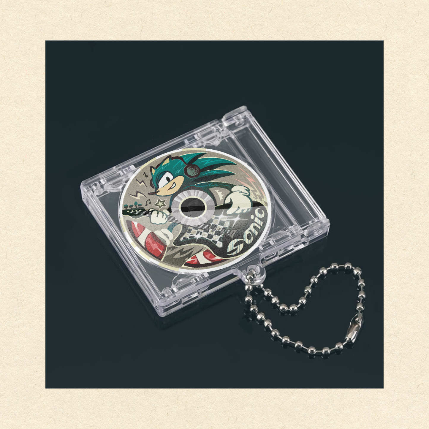 Sonic CD Acrylic Keychain