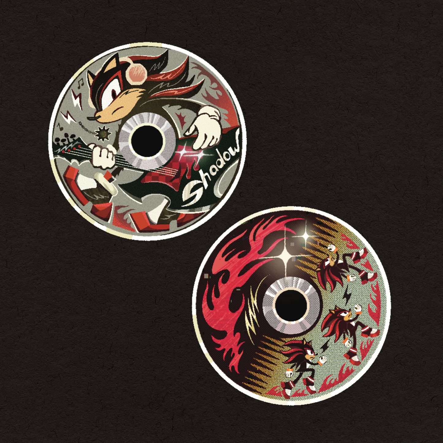 Shadow CD Acrylic Keychain