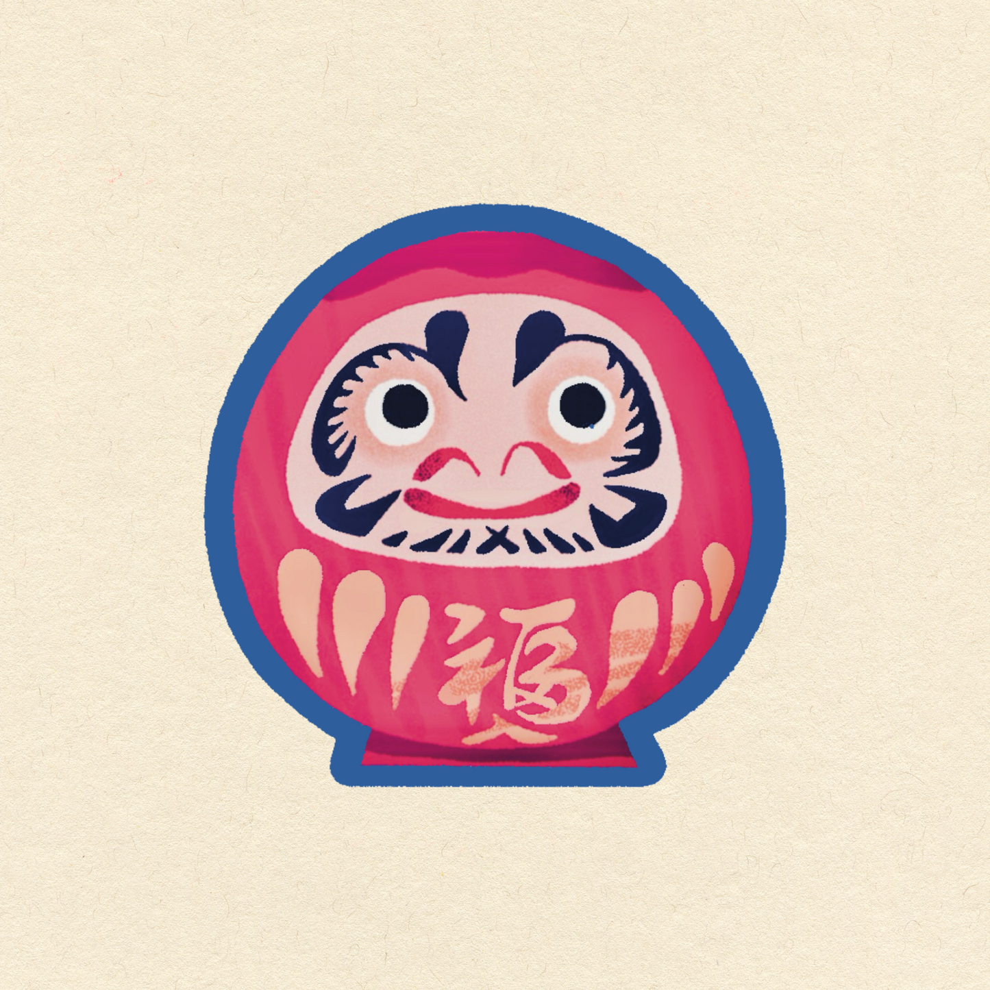 Daruma Sticker